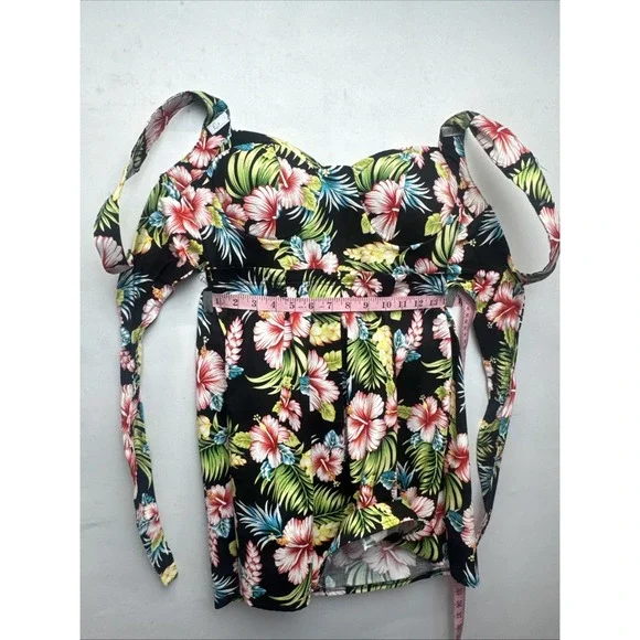 Pure Hype Dress Womens Small Black Floral Sleeveless . Summer Dress. - Picture 9 of 9